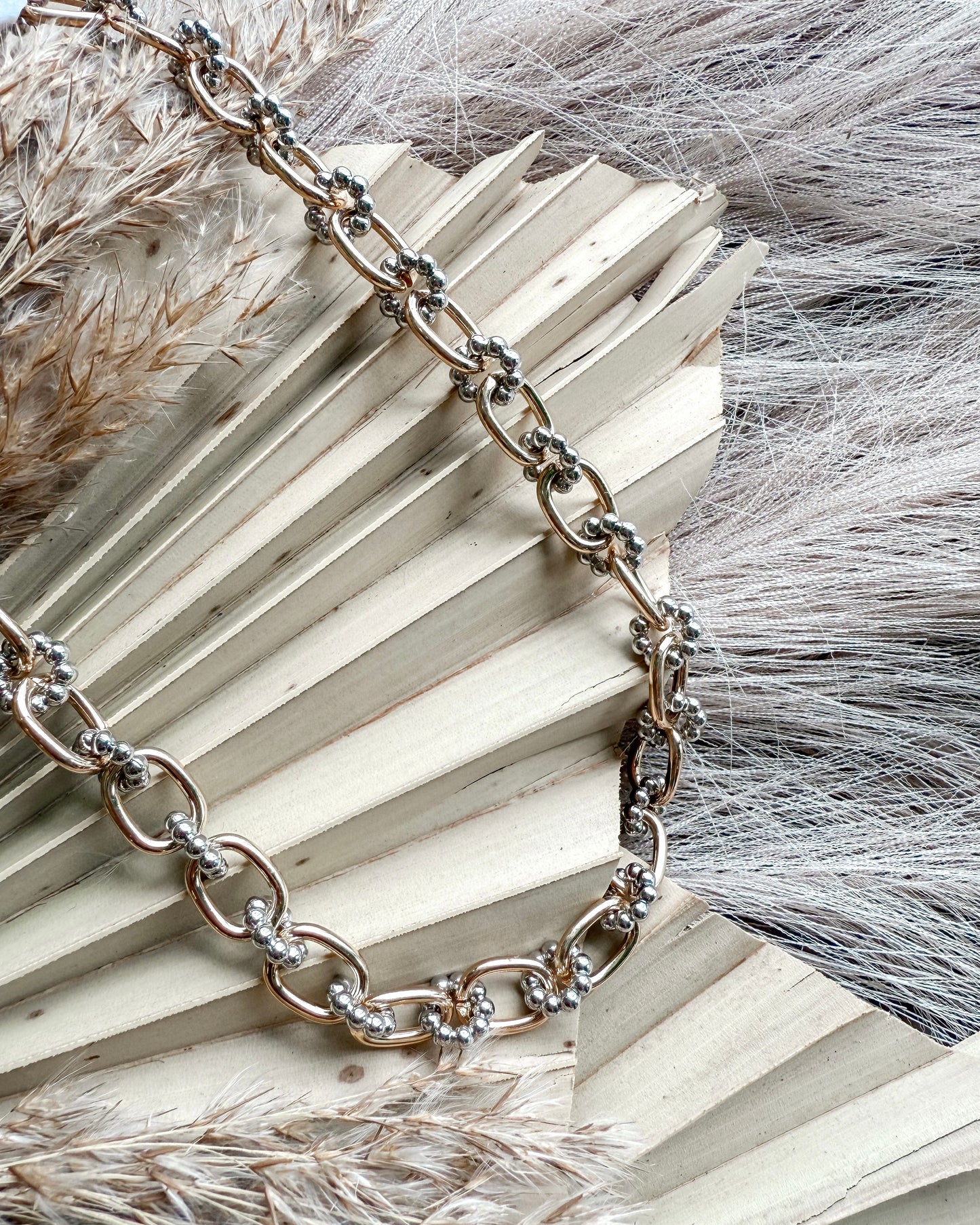 Paperclip Chunky Necklace
