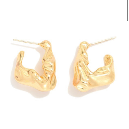 Molten Gold Hoops