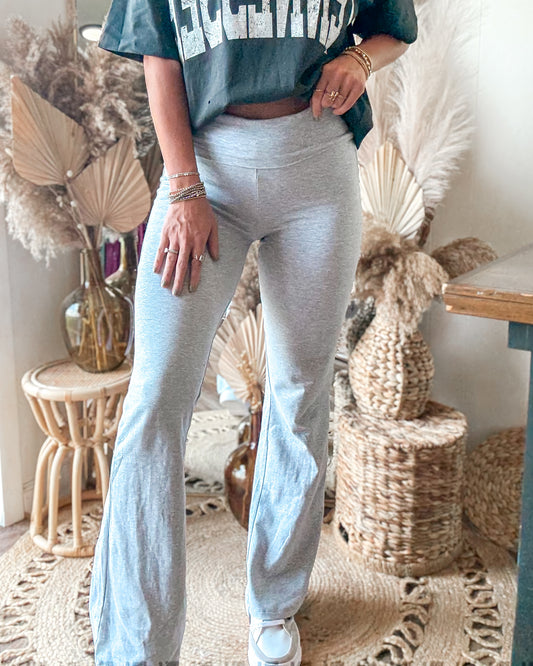 Off-Duty Yoga Flares (H Grey)