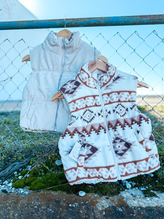 Desert Trail Reversible Vest (Cream)