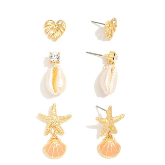 Day At Sea Earring Set