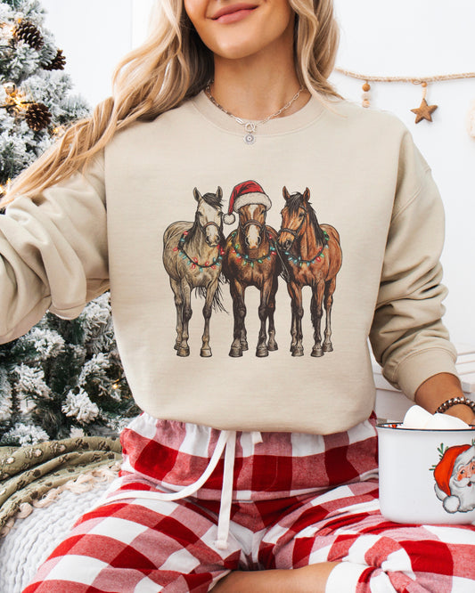 Saddle Up Christmas Sweatshirt (PRE-ORDER)