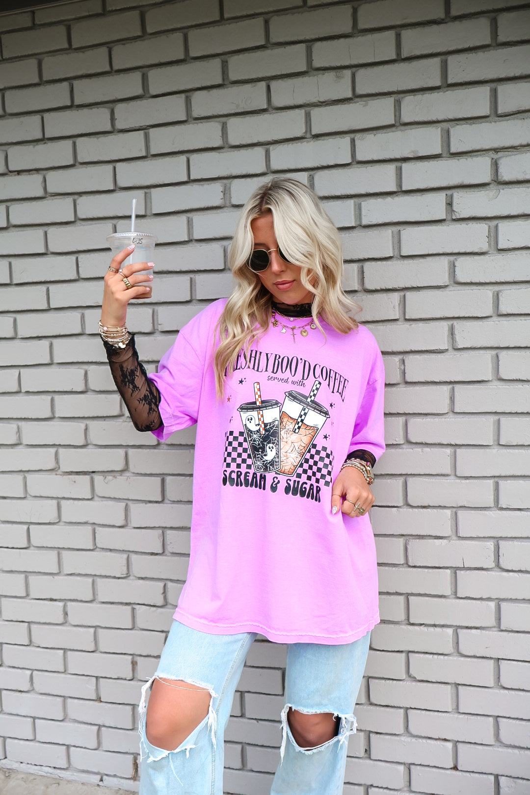 Freshly Boo'd Violet Tee  (Pre-order)