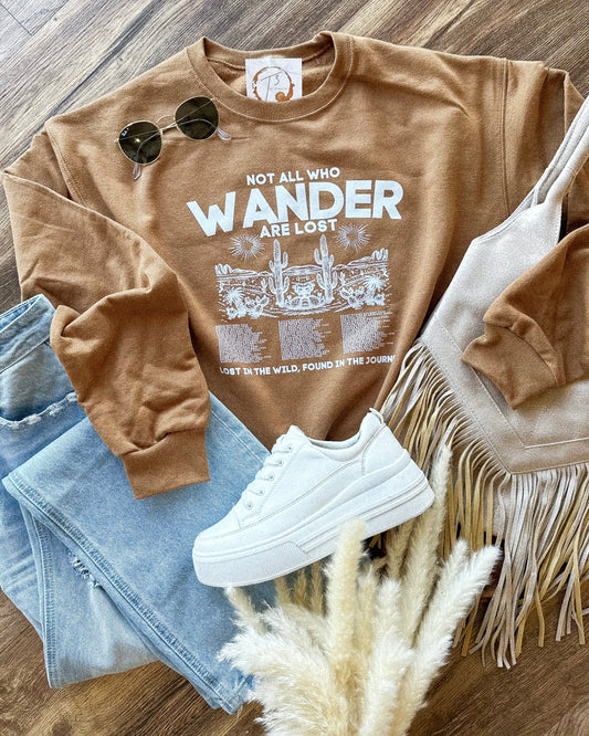 Not All Who Wander Are Lost Sweatshirt