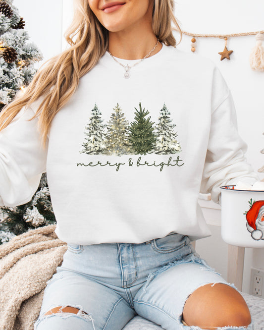 Merry + Bright Sweatshirt (PRE-ORDER)