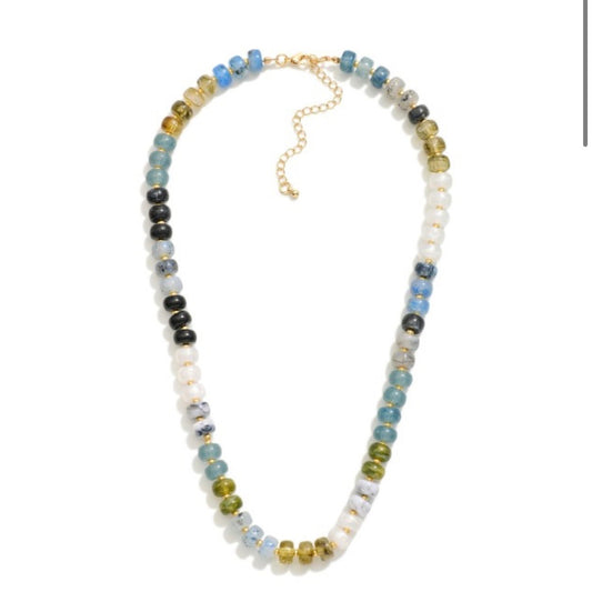 Earthy Beaded Necklace