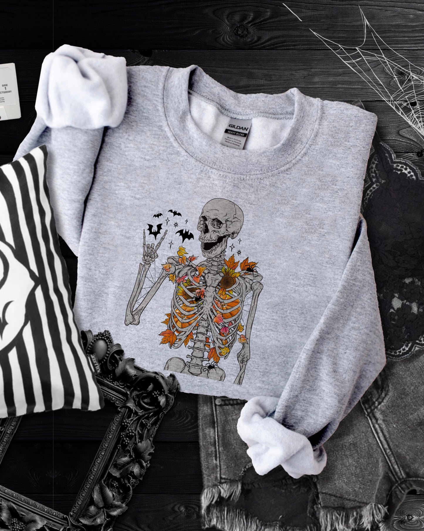 Halloween Skeleton Sweatshirt (PRE-ORDER