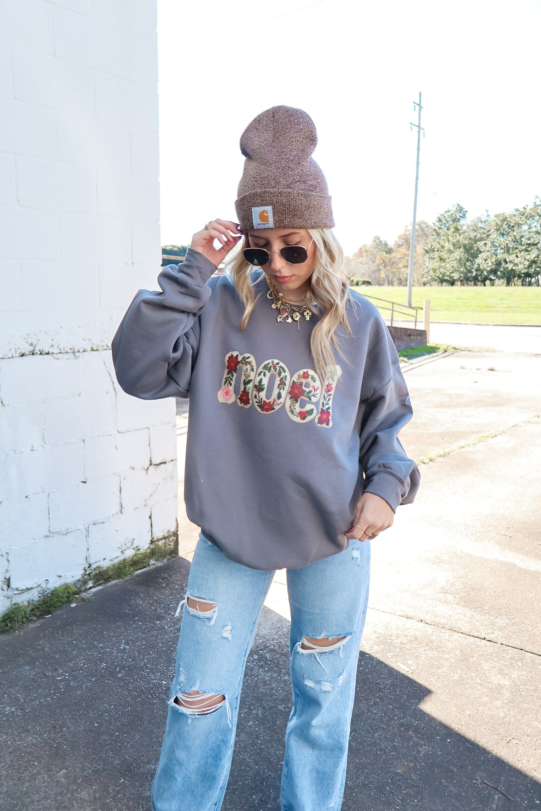 Charcoal Noel Sweatshirt (Pre-Order)