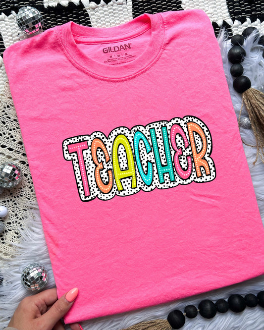 Polka Teacher Tee (PRE-ORDER)