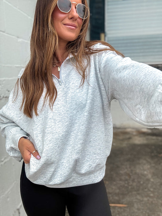 Scuba Quarter Zip (H Grey)