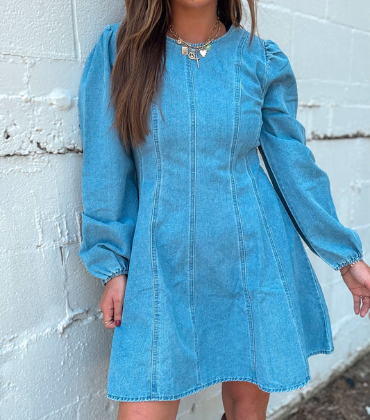 Blue Jean Baby Mini Dress