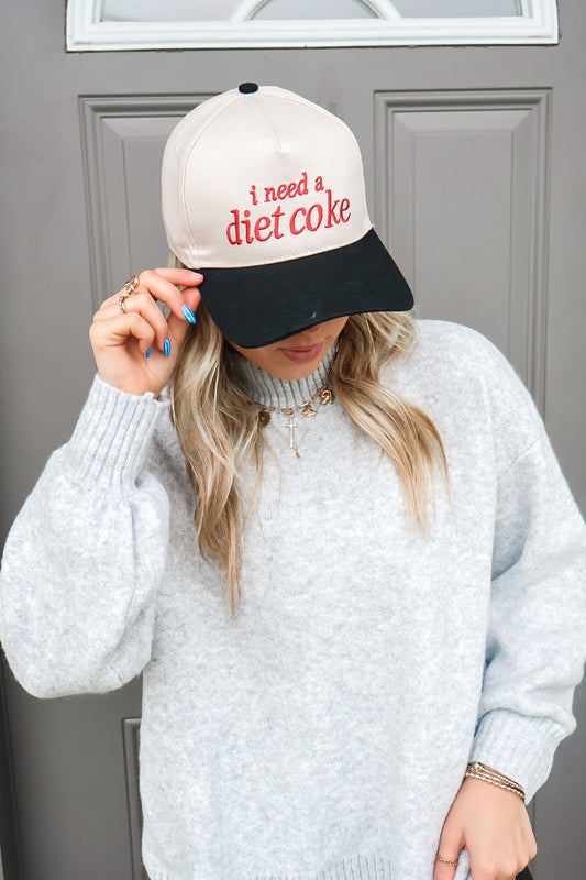 Two Tone Diet Coke Trucker Hat
