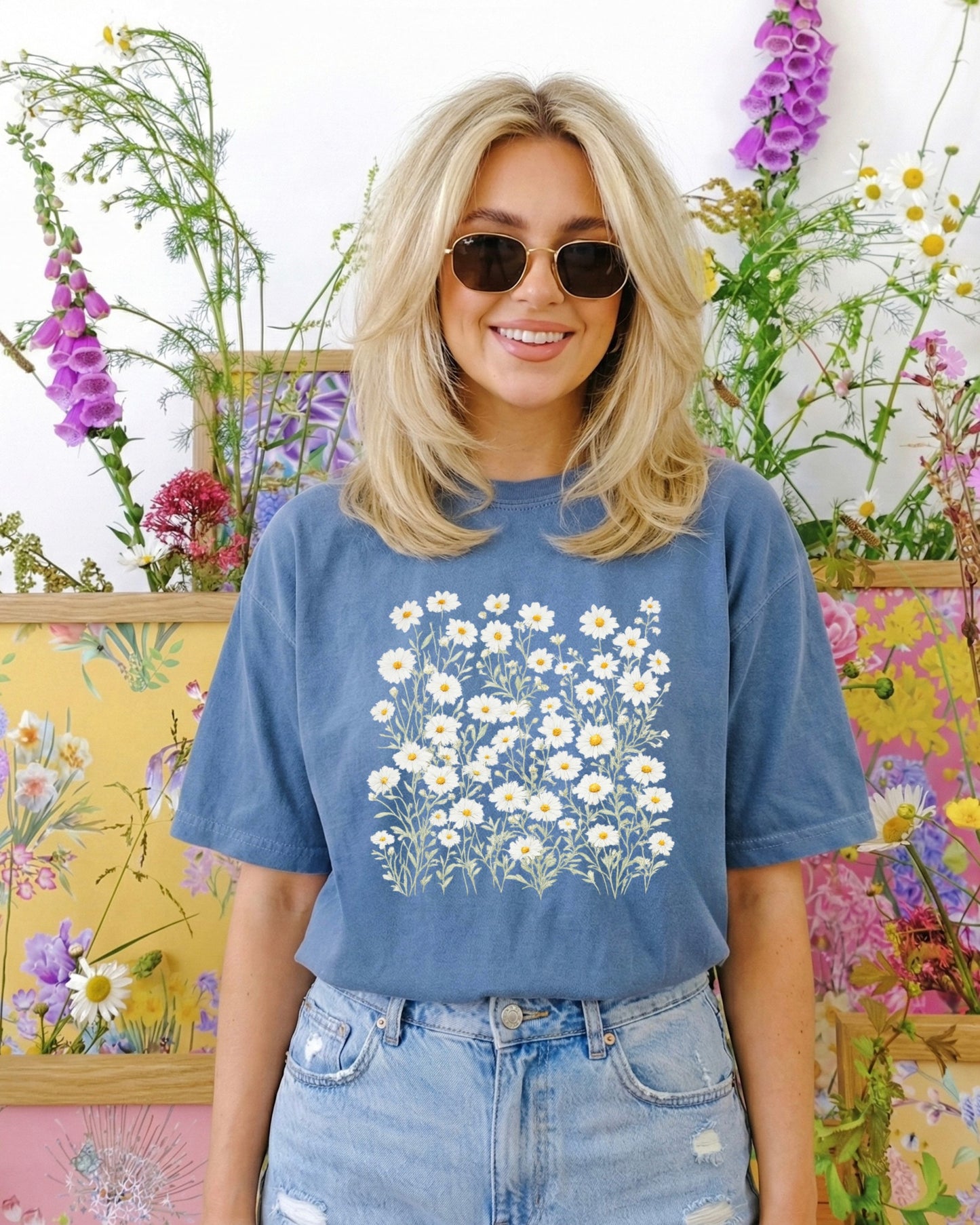 Daisy Collage Tee (Pre-Order)