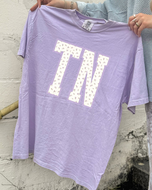 $20 Floral Purple TN Tee (PRE-ORDER)