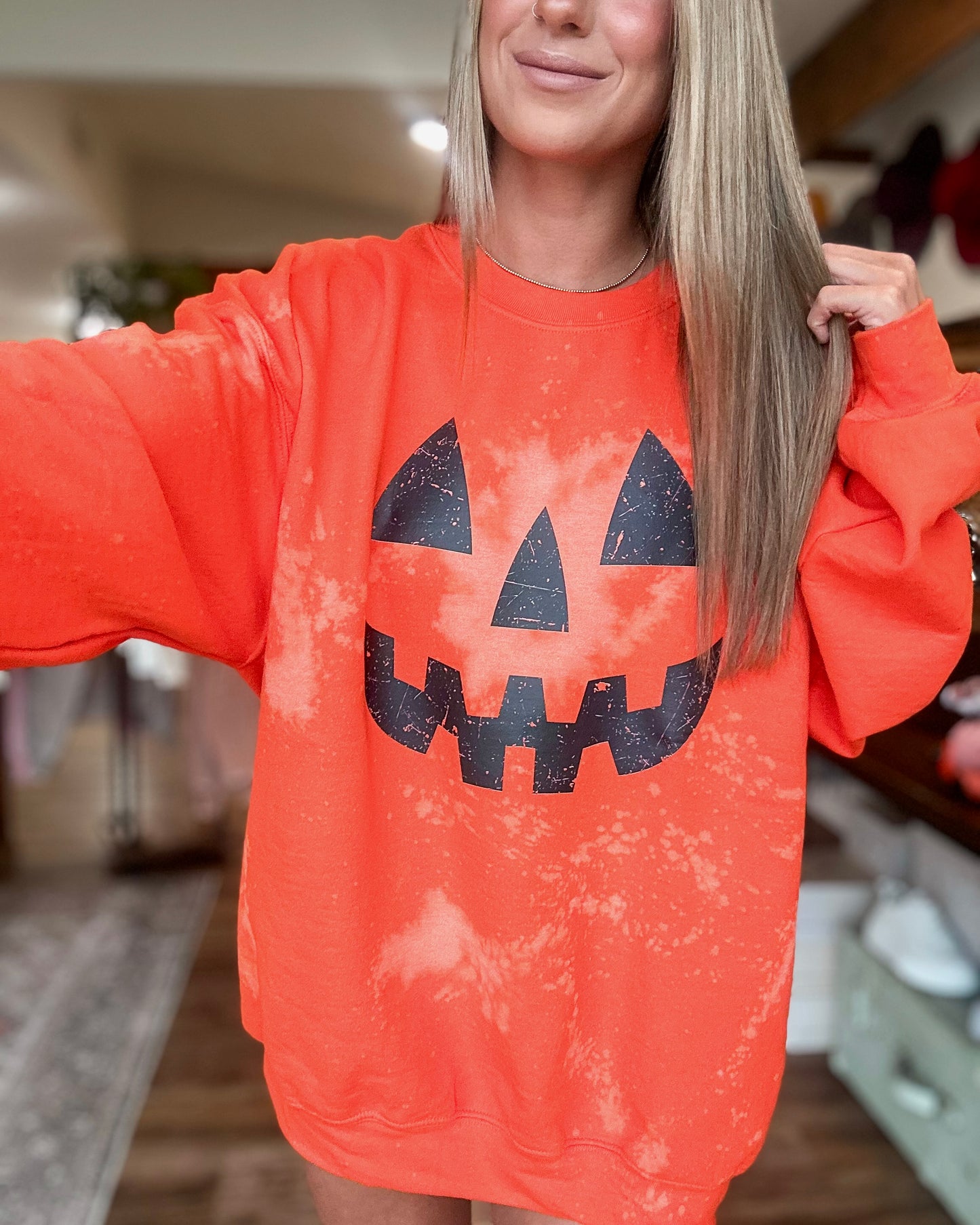 Bleached Pumpkin Sweatshirt