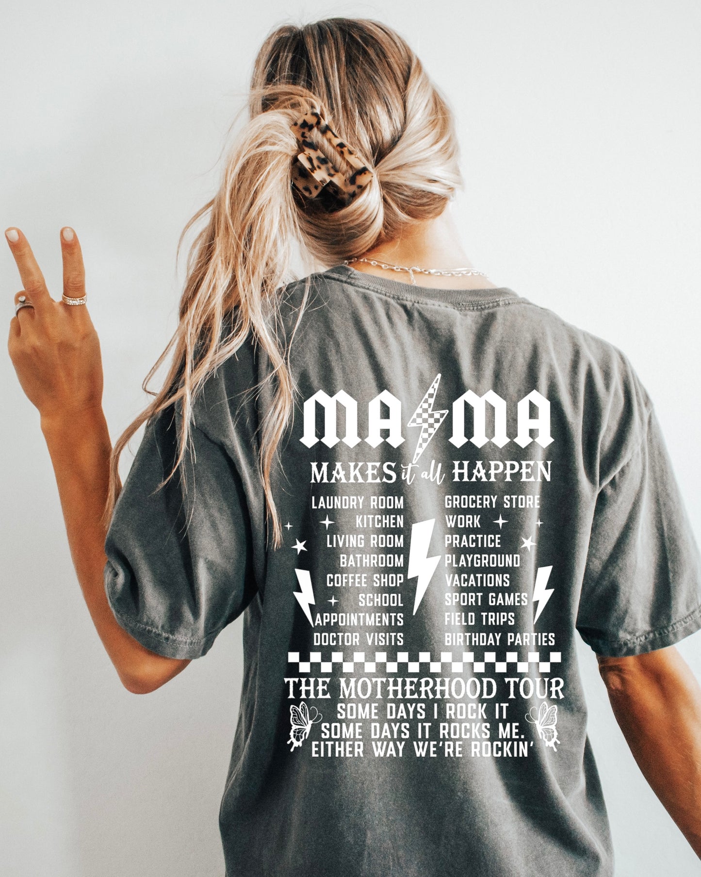 White Motherhood Tour Tee (PRE-ORDER)