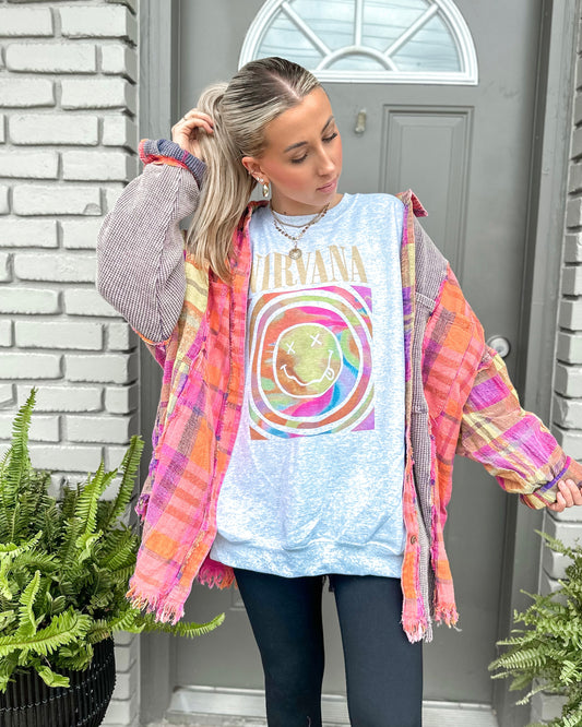 Rock & Roll Tie Dye Sweatshirt (PRE-ORDER)