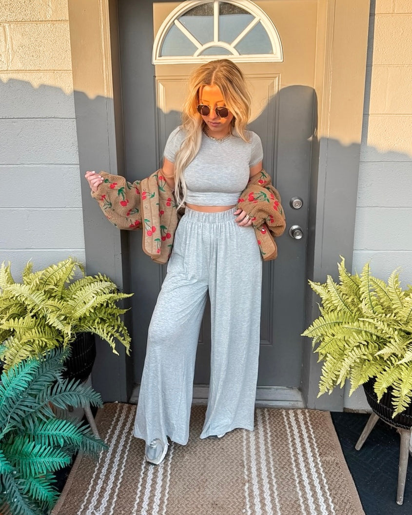 Casually Cute Set (H Grey)