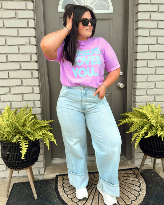 Cuffing Season Wide Leg Jeans