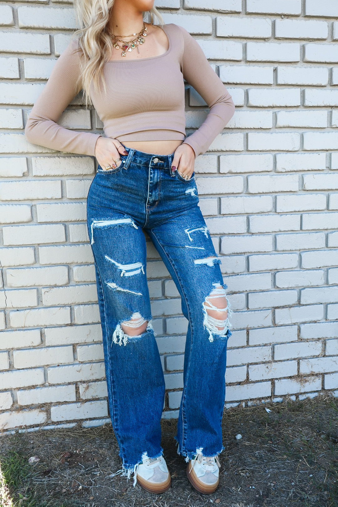Electric Eden Patchwork Jeans