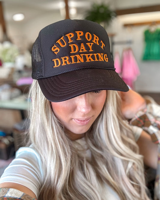 Support Day Drinking Hat (Black)