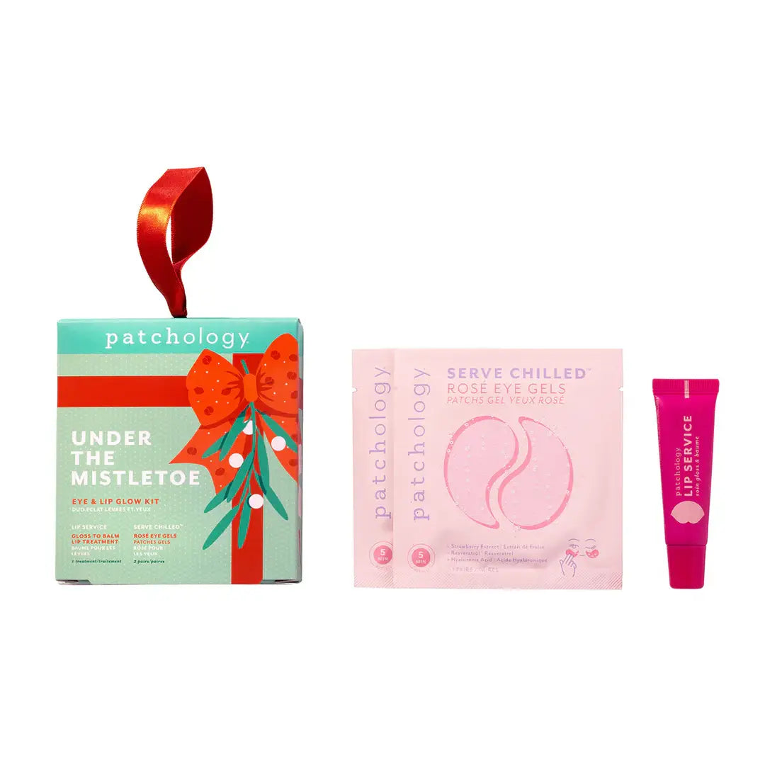 HOLIDAY Under The Mistletoe Under Eye and Lip Gift Set