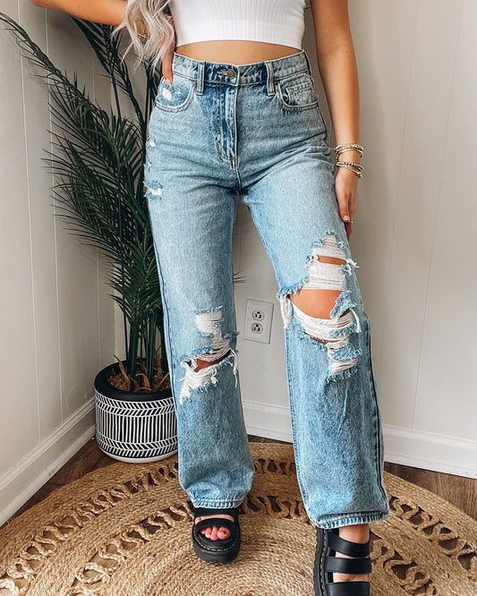 Letting Go High Rise Relaxed 90s Jeans